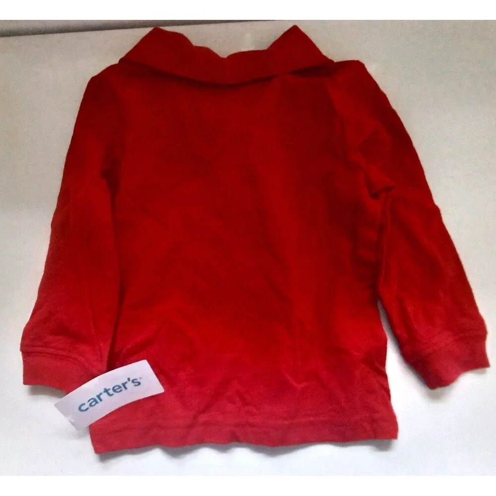 Carter's NWT  12M Polo Shirt Infant Baby Preppy Bright‎ Timeless Classic Dressy